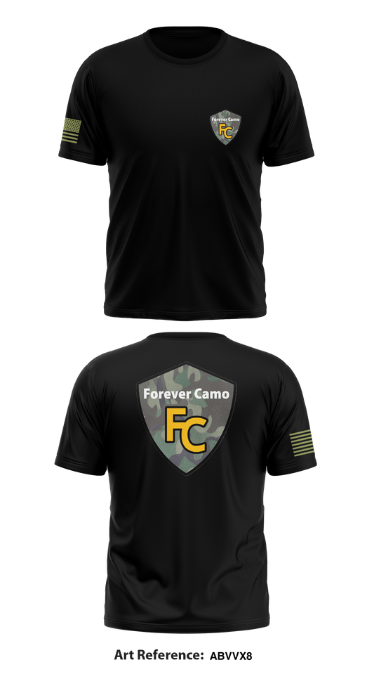 Forever Camo Store 1 Core Men's SS Performance Tee - aBvvx8