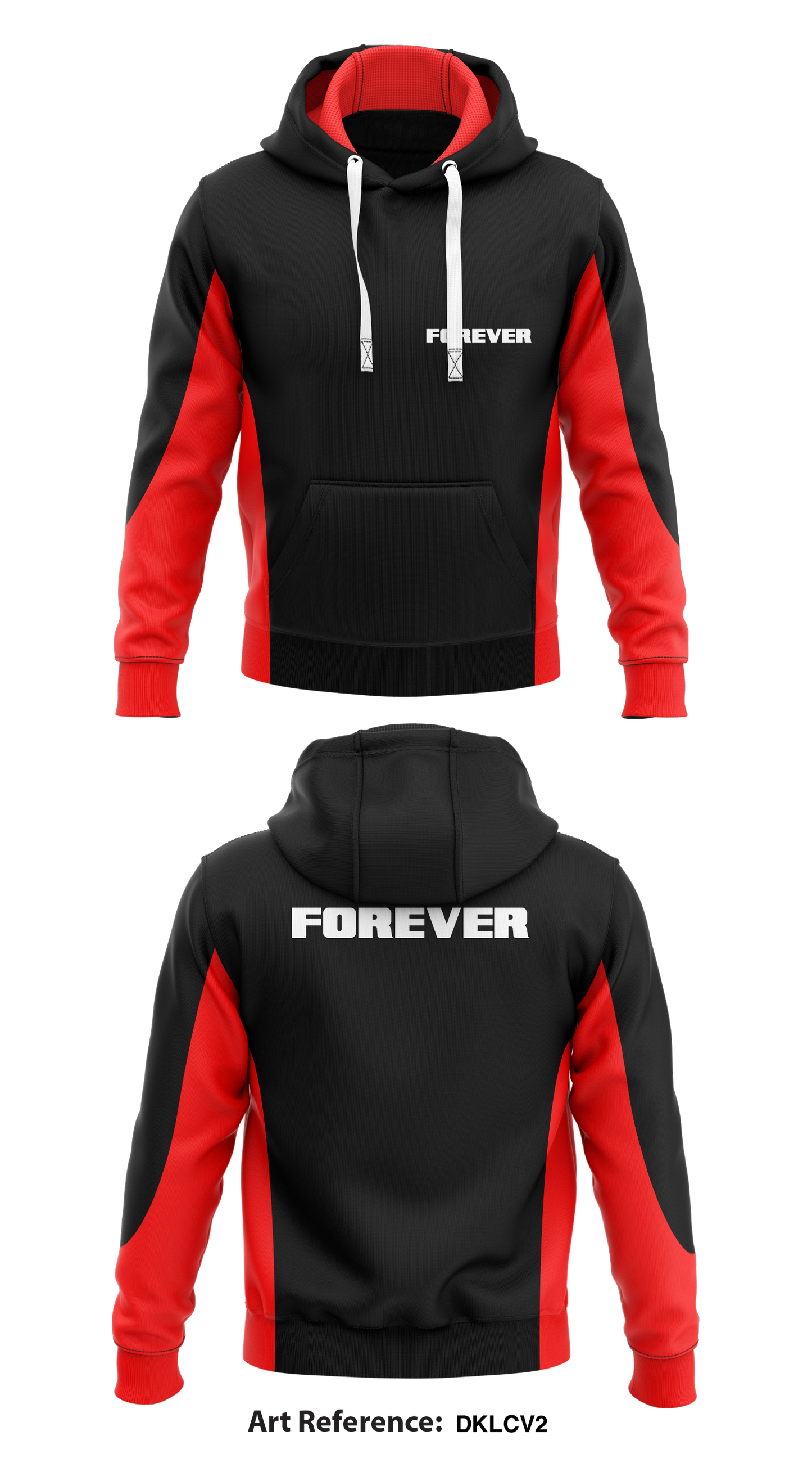Forever Store 1 Core Men's Hooded Performance Sweatshirt - DKLCV2