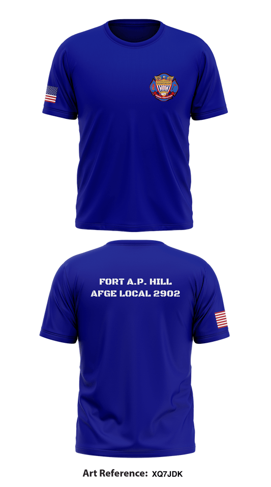 Fort A.P. Hill AFGE LOCAL 2902 Store 1 Core Men's SS Performance Tee - XQ7jDK