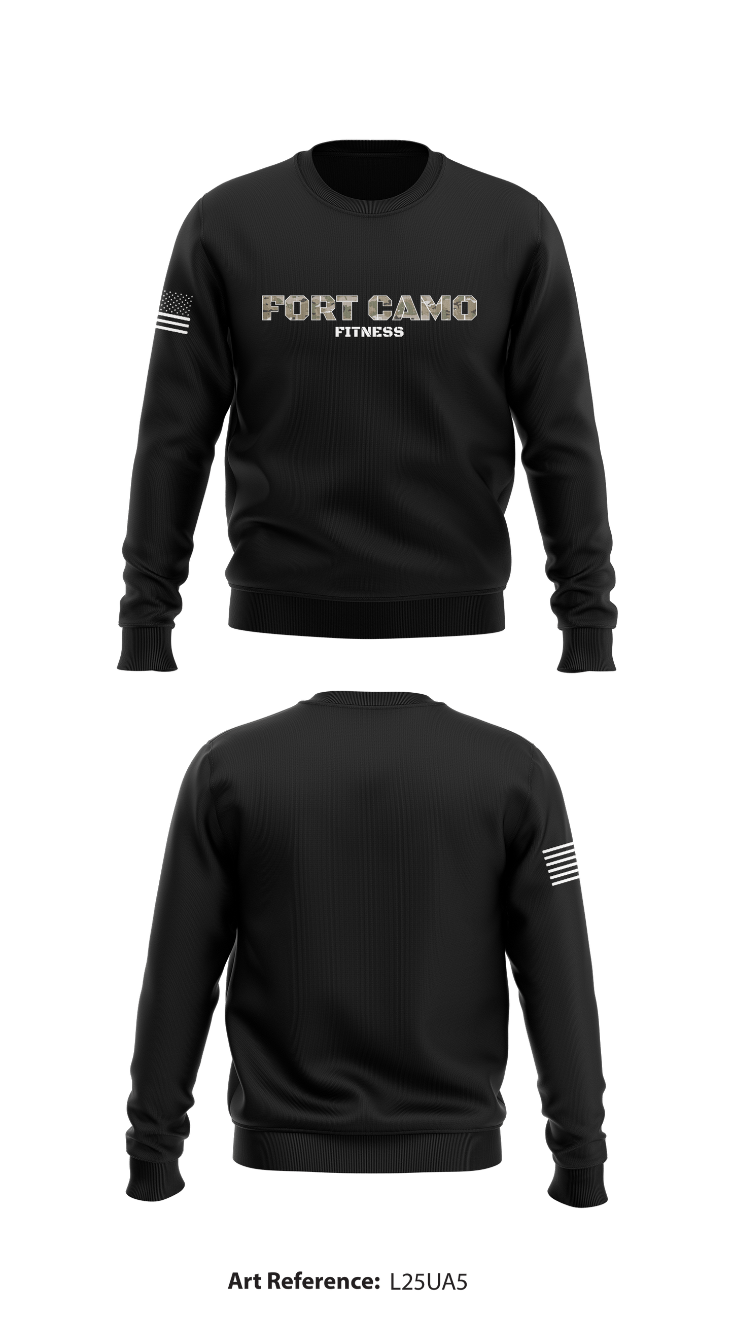 Fort Camo Fitness Store 1 Core Men's Crewneck Performance Sweatshirt - L25Ua5