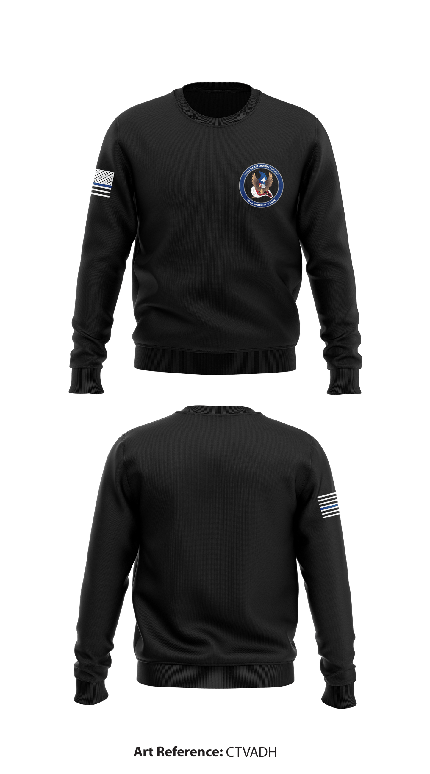 Fort Hood Police Intelligence Branch Store 1 Core Men's Crewneck Performance Sweatshirt - cTvADH