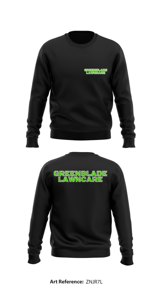 GREENBLADE LAWNCARE Store 1 Core Men's Crewneck Performance Sweatshirt - ZNjr7L
