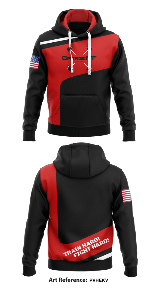GarageFit  Core Men's Hooded Performance Sweatshirt - PVHeKV