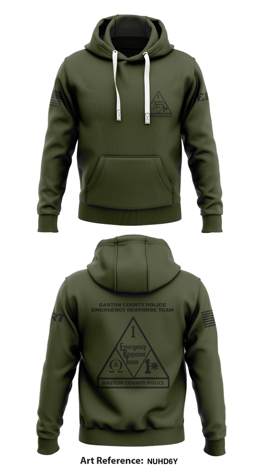 Gaston County Police Emergency Response Team Store 1  Core Men's Hooded Performance Sweatshirt - NuHD6y