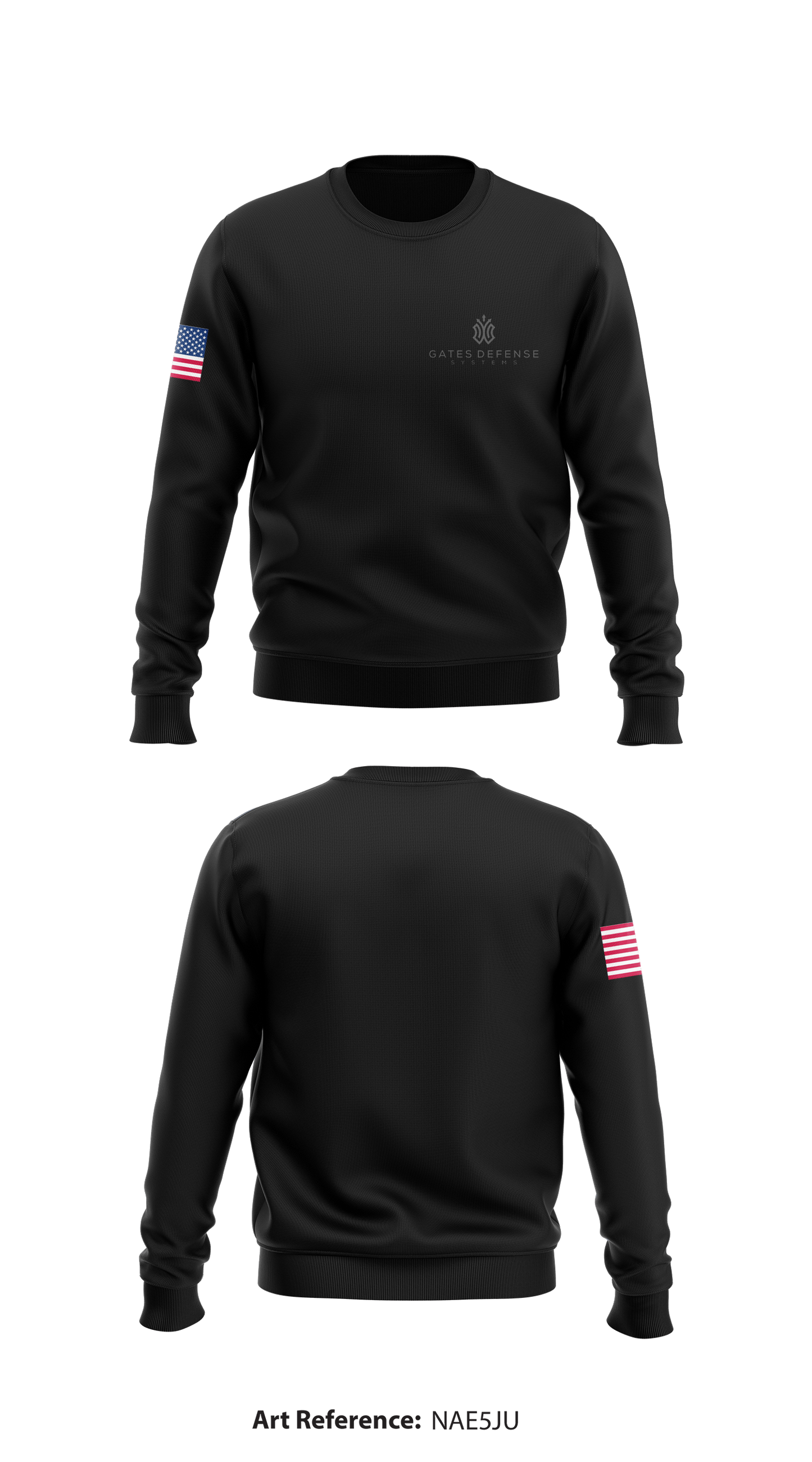 Gates Defense Systems Core Men's Crewneck Performance Sweatshirt - NAe5JU