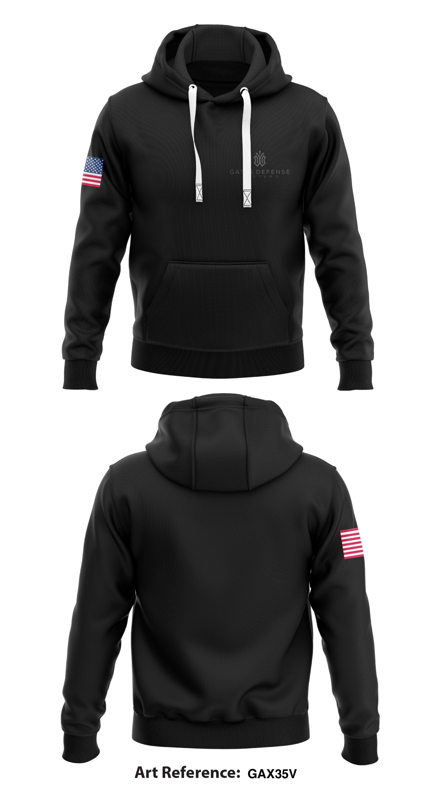 Gates Defense Systems  Core Men's Hooded Performance Sweatshirt - gAX35V