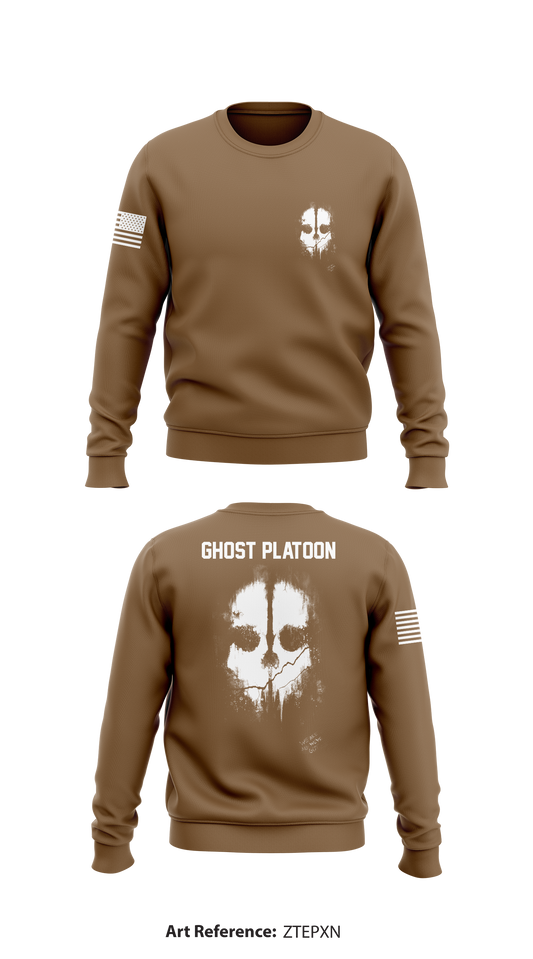 Ghost Platoon Store 1 Core Men's Crewneck Performance Sweatshirt - ztEpXN