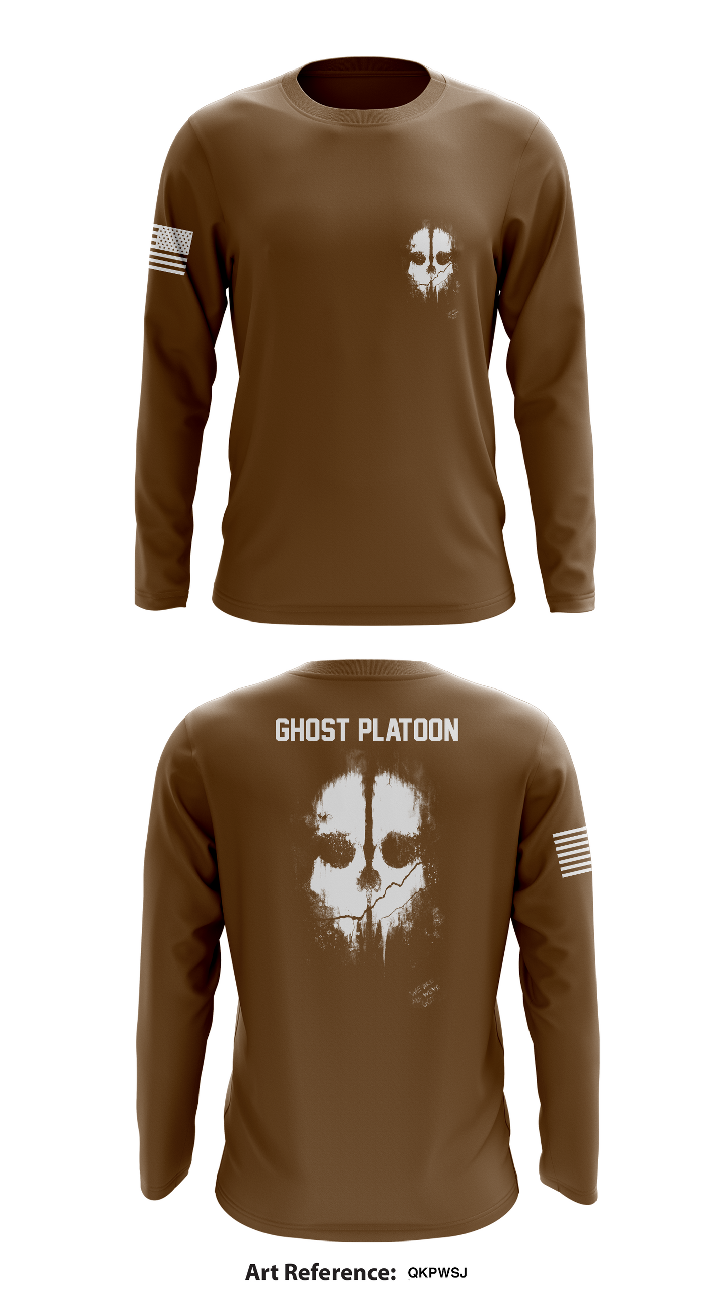 Ghost Platoon Store 1  Core Men's LS Performance Tee - QKPWsj