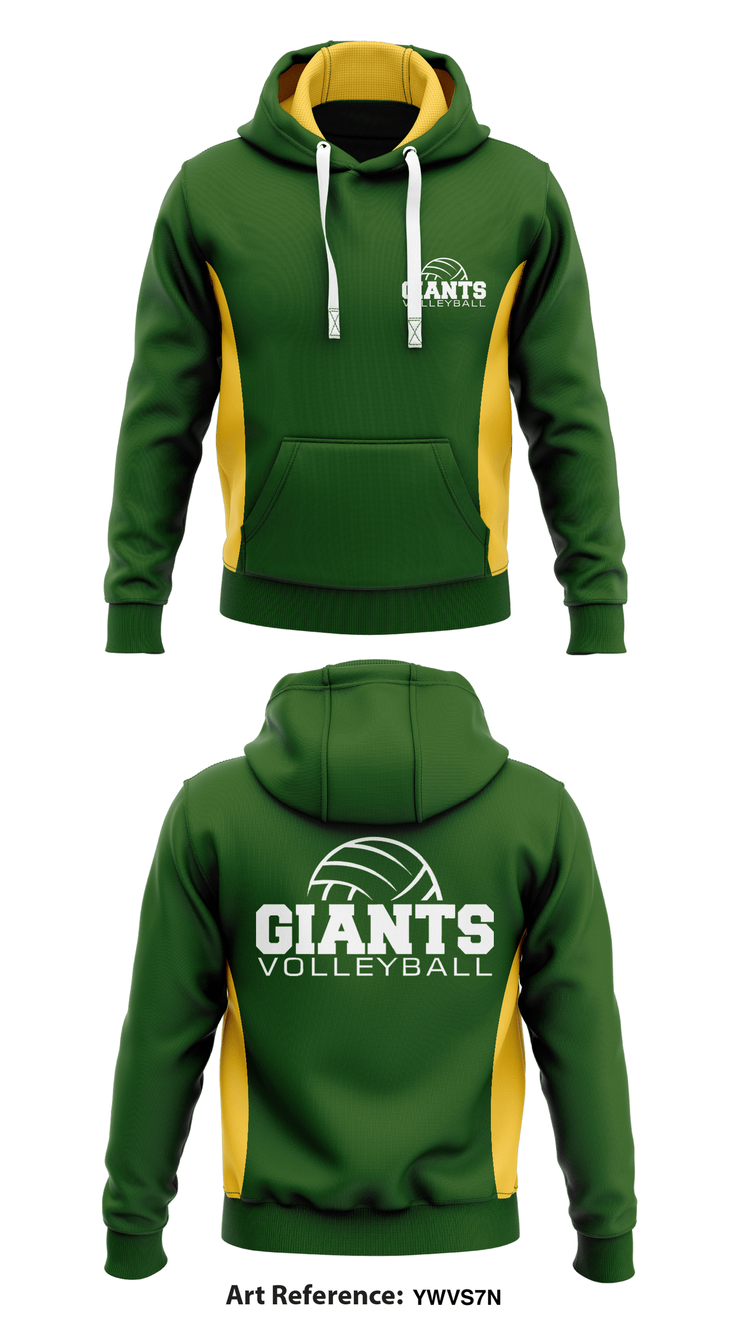 Giants Volleyball  Core Men's Hooded Performance Sweatshirt - ywVS7n