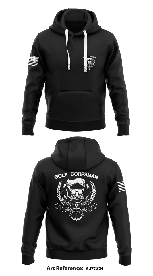 Golf Company Corpsmen Store 1  Core Men's Hooded Performance Sweatshirt - aJ7gcH