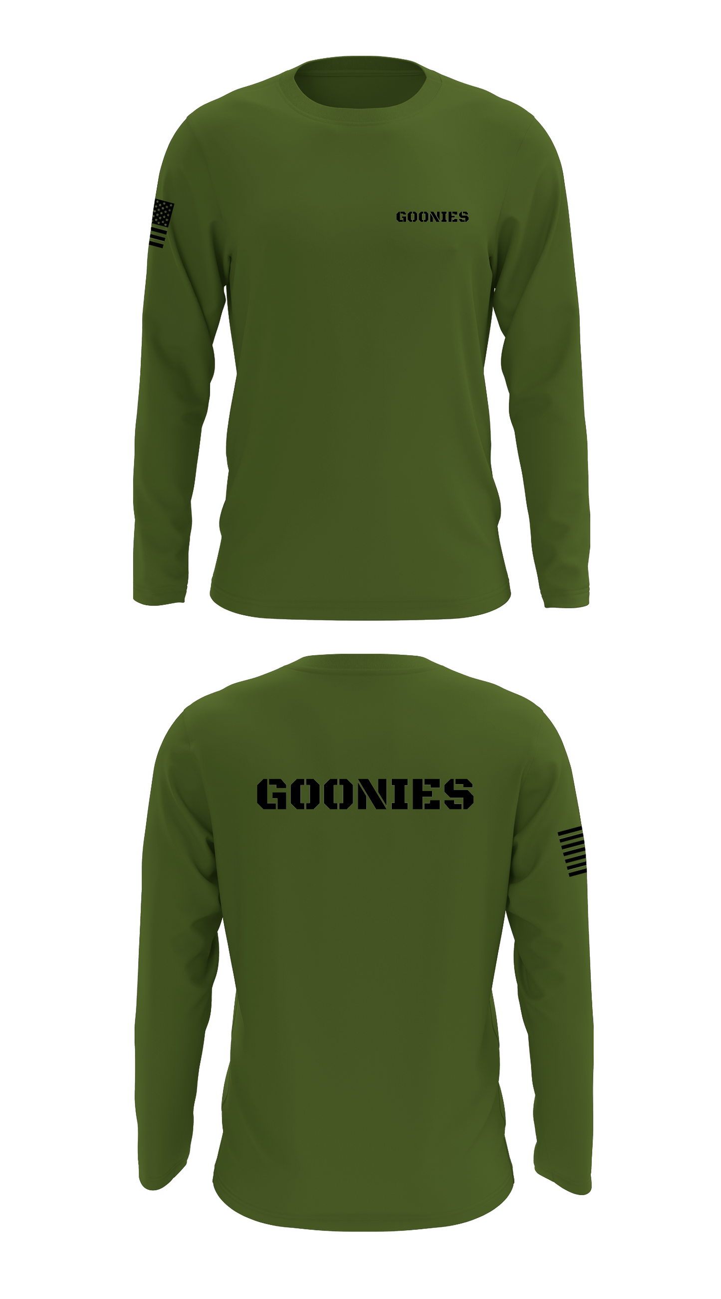 Goonies  Store 2 Core Men's LS Performance Tee - 2c&