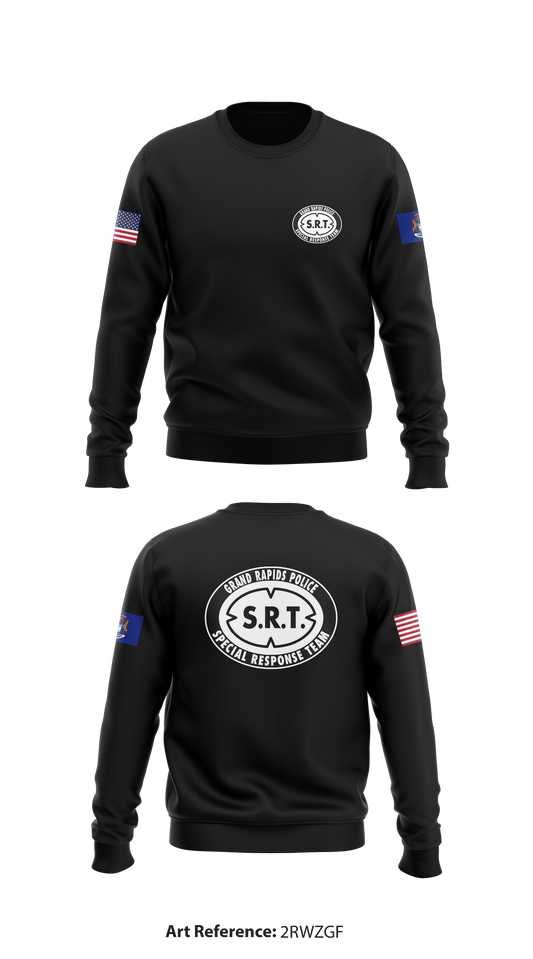 Grand Rapids Police Special Response Team Store 1 Core Men's Crewneck Performance Sweatshirt - 2Rwzgf