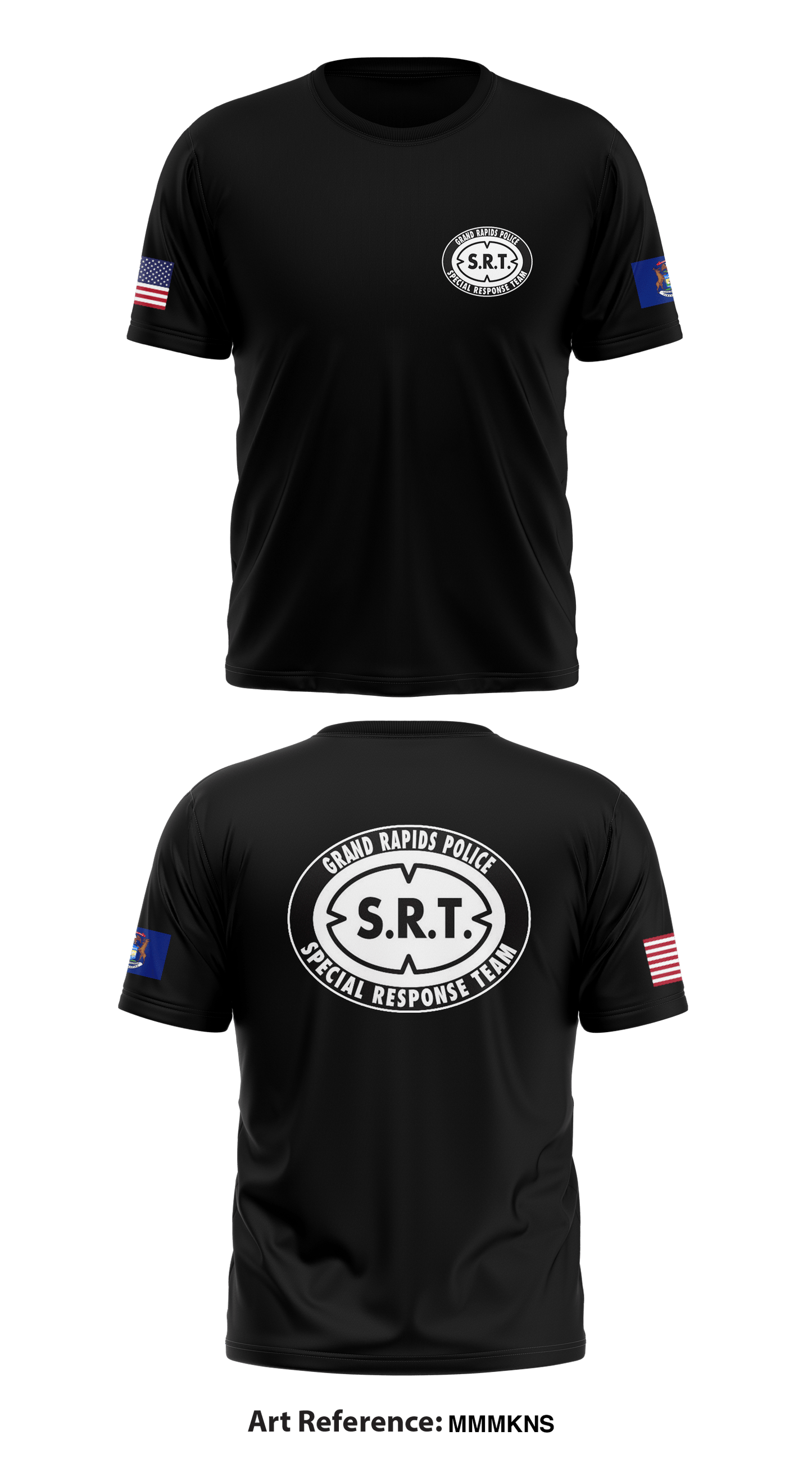 Grand Rapids Police Special Response Team Store 1 Core Men's SS Performance Tee - MmMknS
