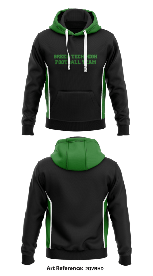 Green Tech High Store 1  Core Men's Hooded Performance Sweatshirt - 2qVBhd