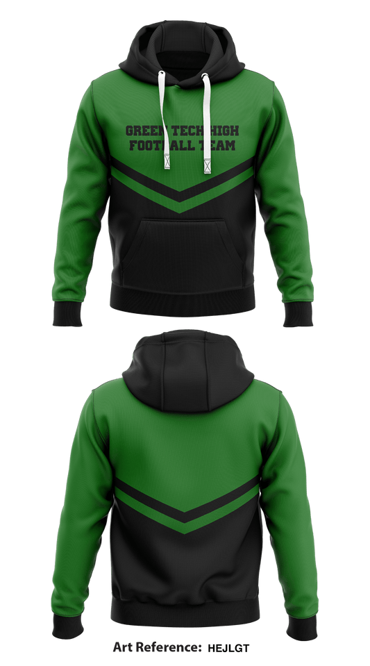 Green Tech High Store 1  Core Men's Hooded Performance Sweatshirt - heJLGt