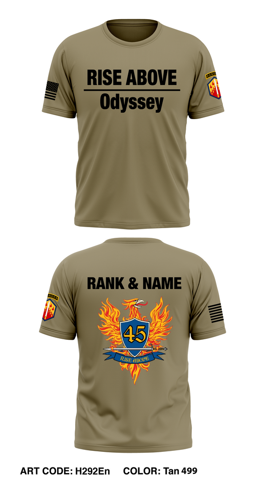 45th Hazard Response Company Core Men's SS Performance Tee - H292En