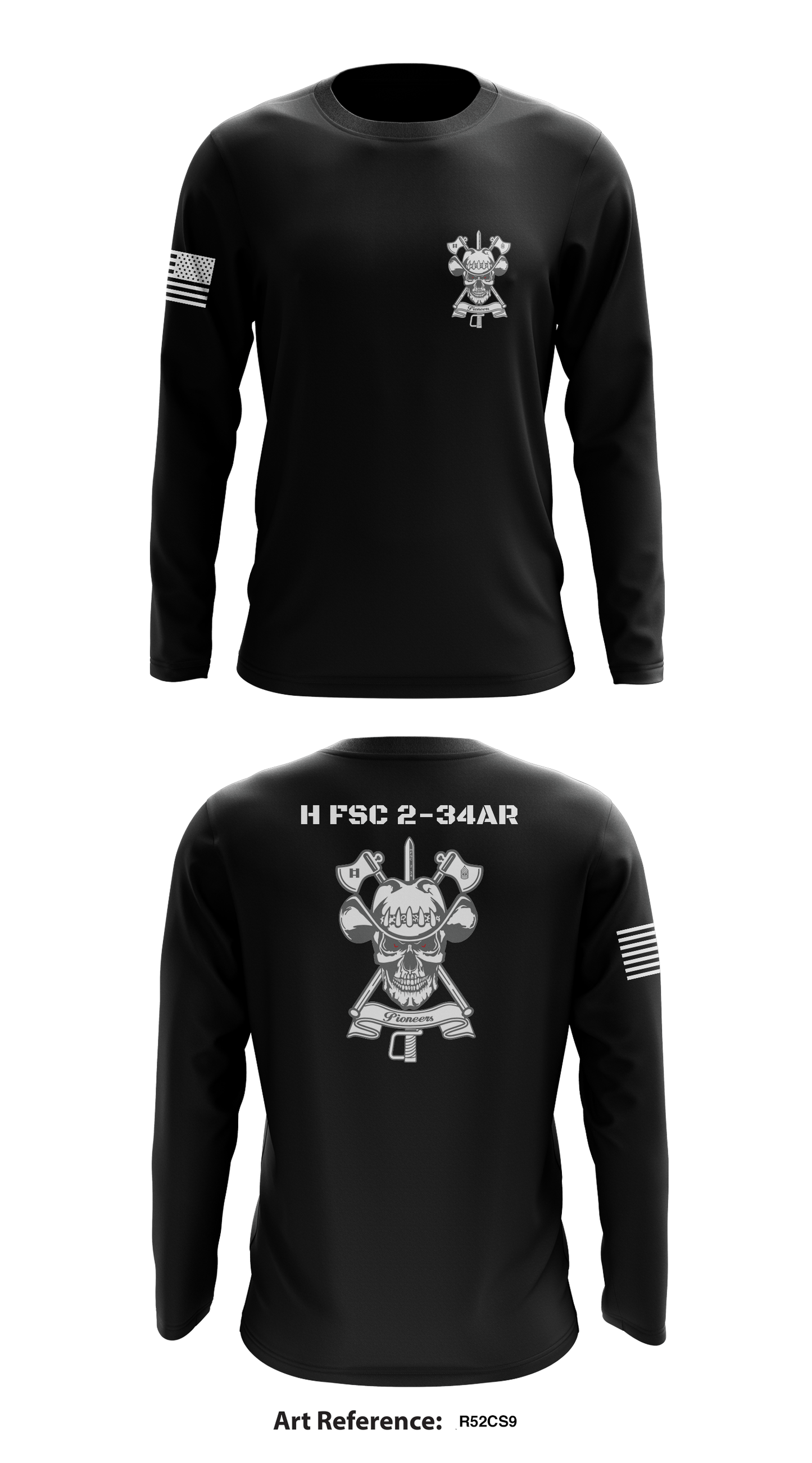 H FSC 2-34AR Store 1 Core Men's LS Performance Tee - r52Cs9