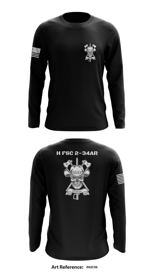 H FSC 2-34AR Store 1 Core Men's LS Performance Tee - r52Cs9