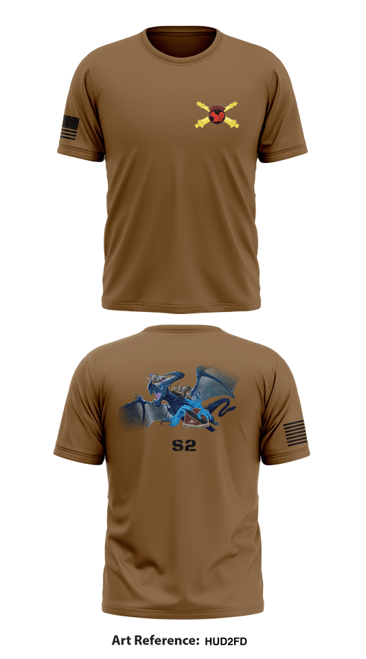 HHB 4-133rd FA HIMARS Store 1 Core Men's SS Performance Tee - hUD2Fd