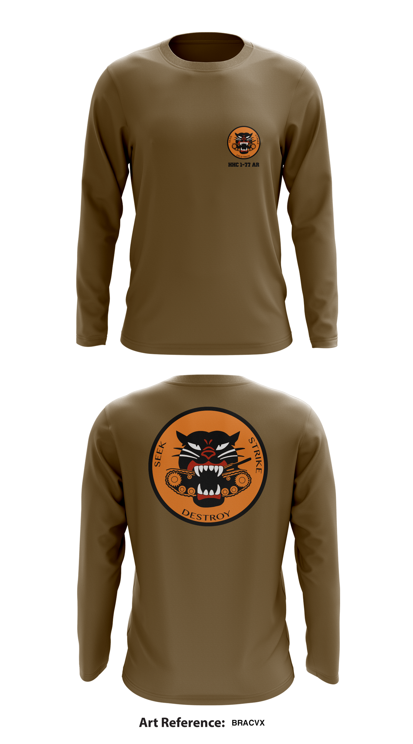 HHC 1-77 AR Store 1  Core Men's LS Performance Tee - BRAcVx
