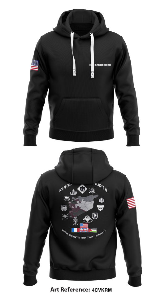 HHC 12th EN BN  Core Men's Hooded Performance Sweatshirt - 4cvkrm