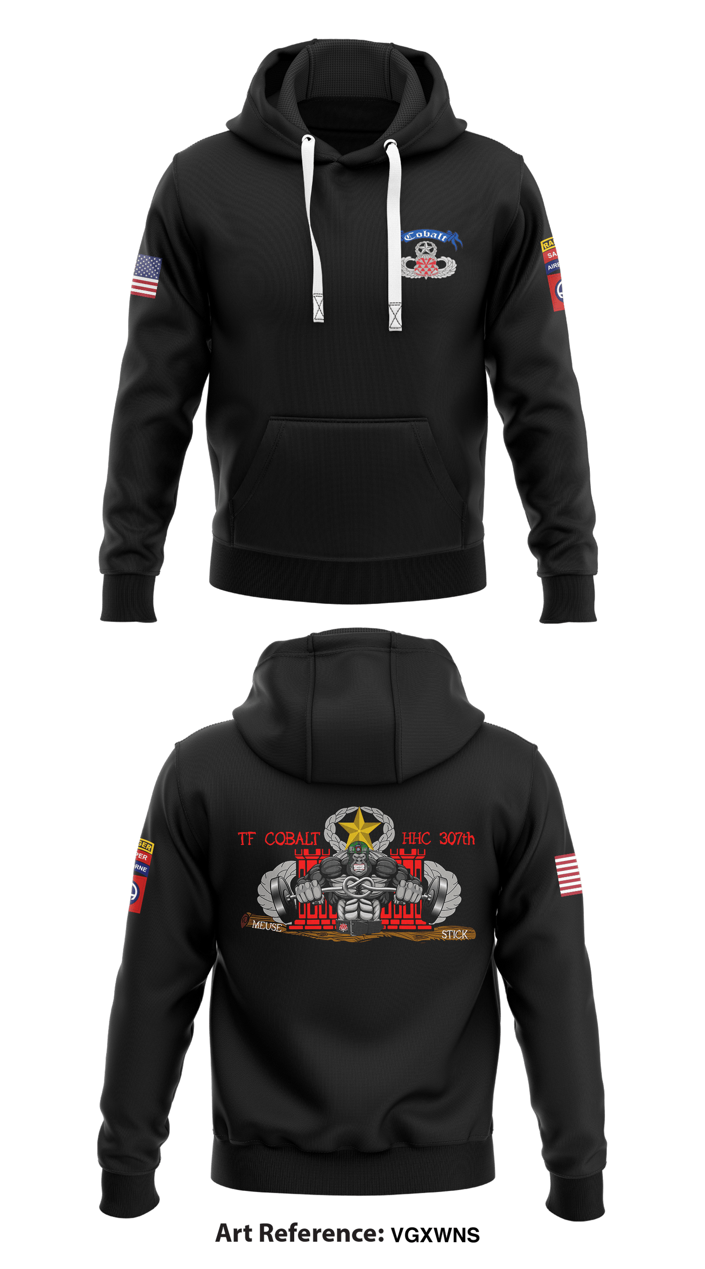 HHC/37TH AEB  Core Men's Hooded Performance Sweatshirt - VGxWns