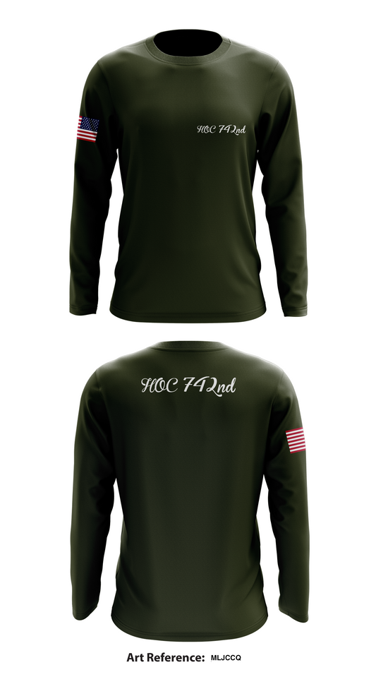 HOC 742nd Store 1  Core Men's LS Performance Tee - MLJCCQ