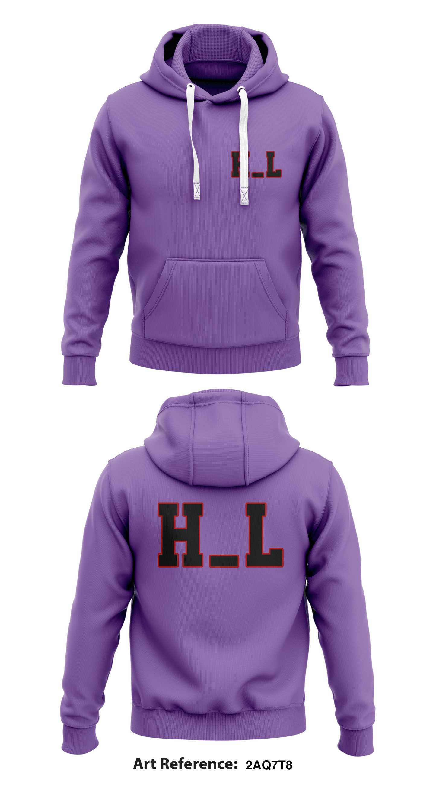 H_L Store 1  Core Men's Hooded Performance Sweatshirt - 2Aq7T8