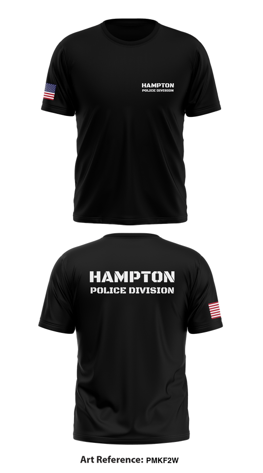 Hampton Police Division Store 1 Core Men's SS Performance Tee - pMKF2w