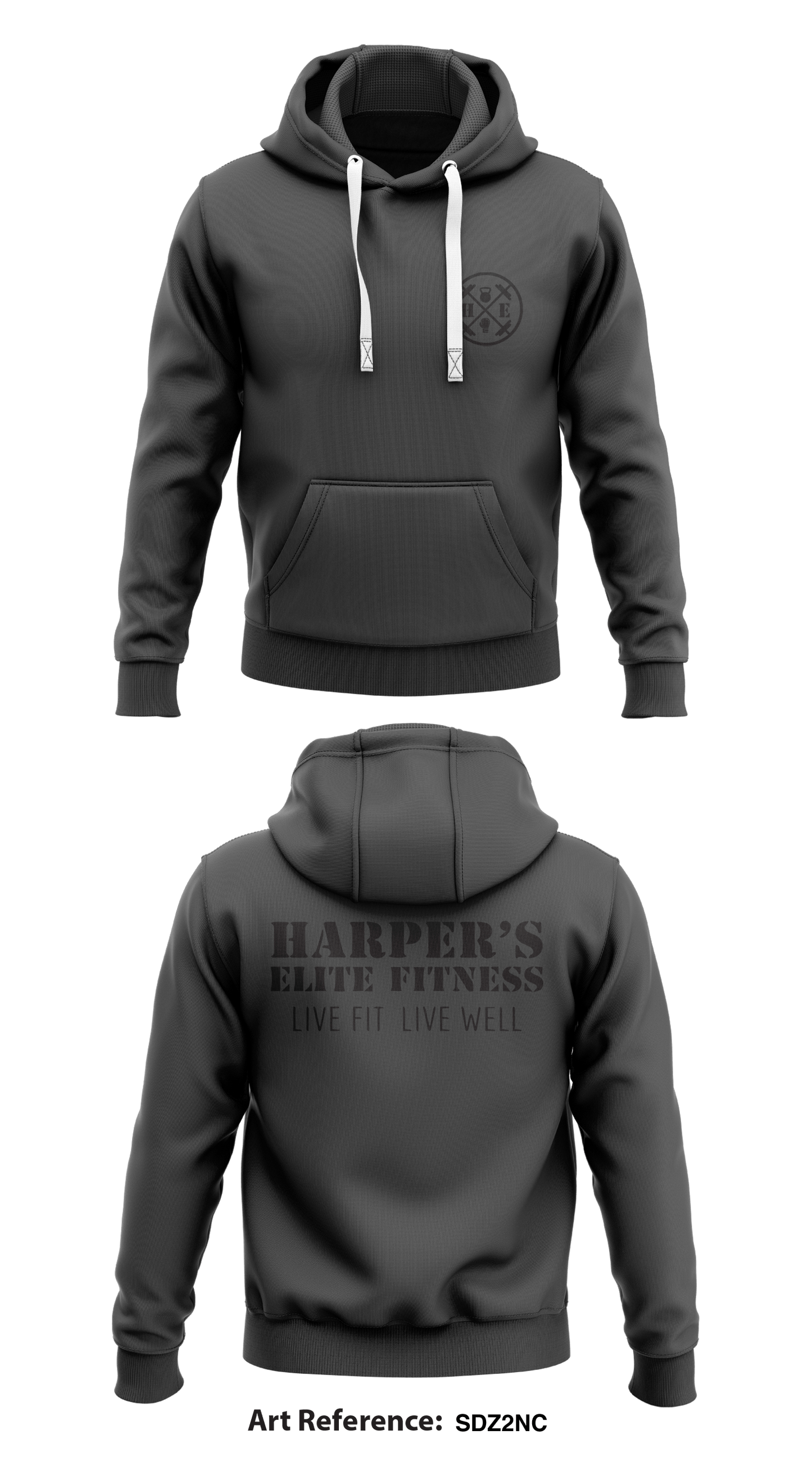 Harpers Elite Fitness Store 1  Core Men's Hooded Performance Sweatshirt - sDZ2Nc