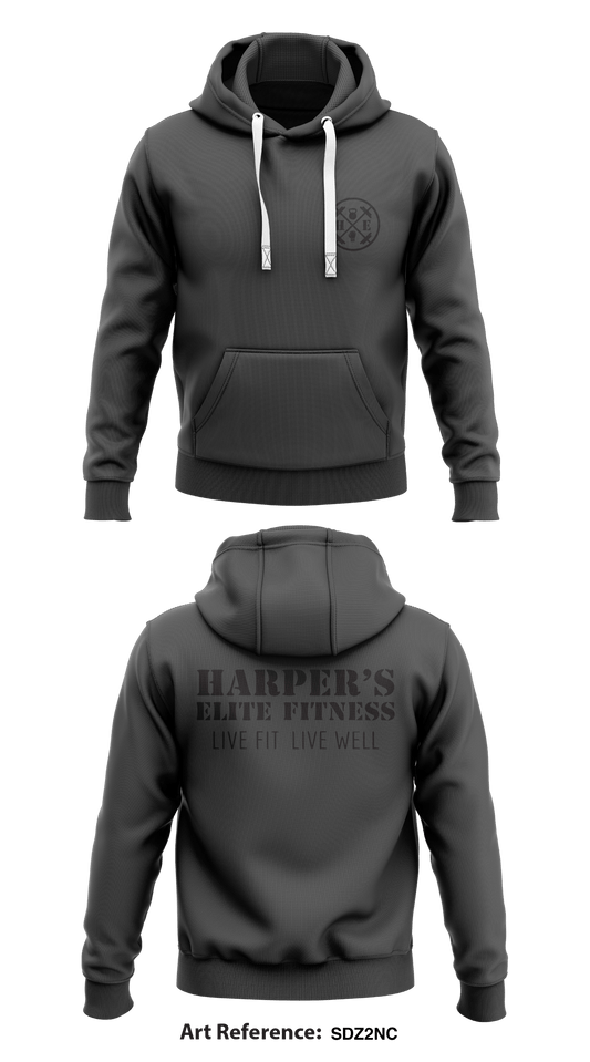 Harpers Elite Fitness Store 1  Core Men's Hooded Performance Sweatshirt - sDZ2Nc