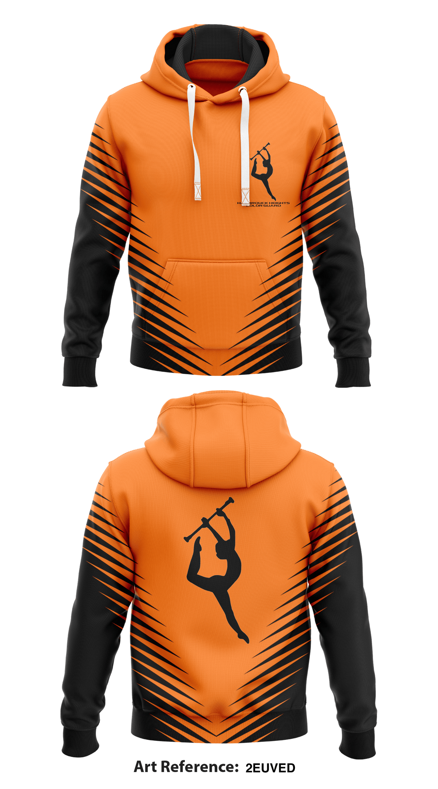 Hasbrouck Heights Color Guard Store 1  Core Men's Hooded Performance Sweatshirt - 2eUved
