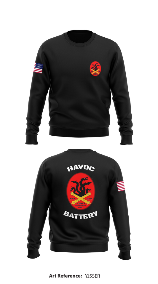 Havoc Battery Store 1 Core Men's Crewneck Performance Sweatshirt - 9BFeCX