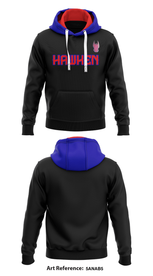 Hawken Store 1 Core Men's Hooded Performance Sweatshirt - 5aNab5