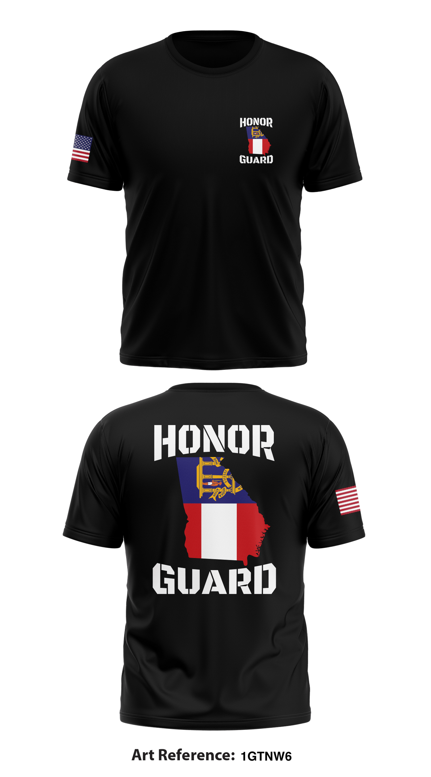 Honor Guard Store 1 Core Men's SS Performance Tee - 1GtNW6