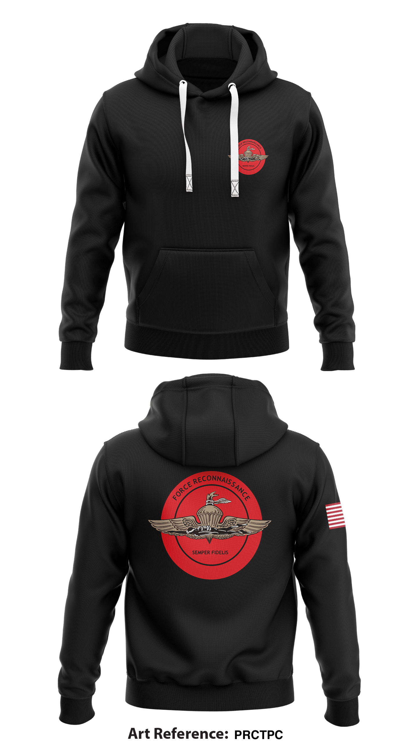 5th Force Recon Store 1  Core Men's Hooded Performance Sweatshirt - 92910769150