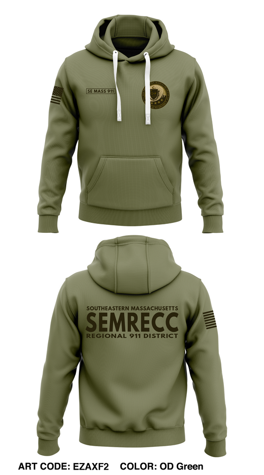 SEMRECC  Core Men's Hooded Performance Sweatshirt - EZAXF2