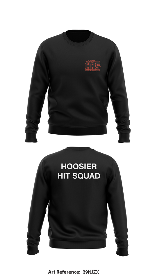 Hoosier_Hit_Squad Store 1 Core Men's Crewneck Performance Sweatshirt - B9NJzx