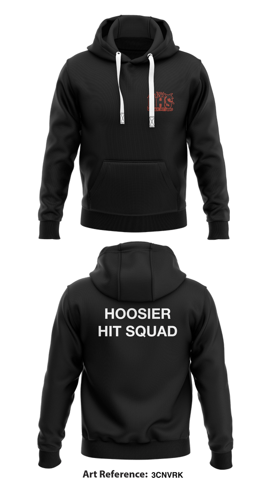 Hoosier_Hit_Squad Store 1  Core Men's Hooded Performance Sweatshirt - 3CNvrk