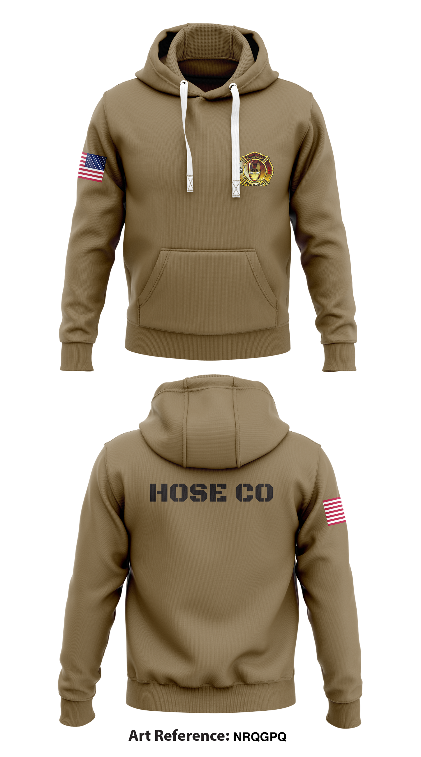 Hose Co Store 1  Core Men's Hooded Performance Sweatshirt - NRQGPQ