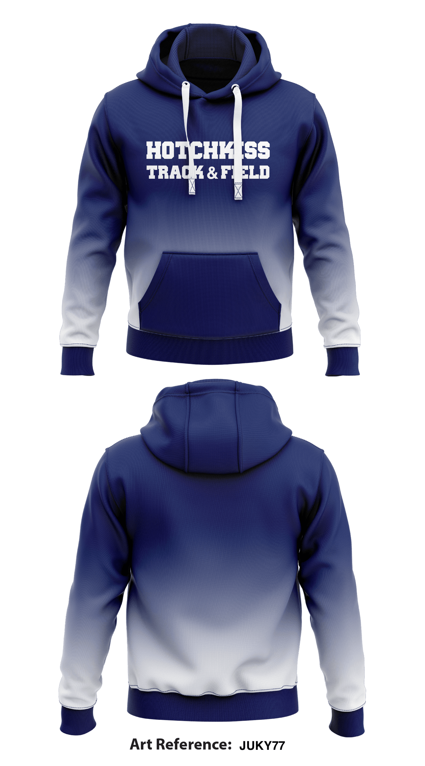 Hotchkiss Track & Field Store 1  Core Men's Hooded Performance Sweatshirt - JuKy77