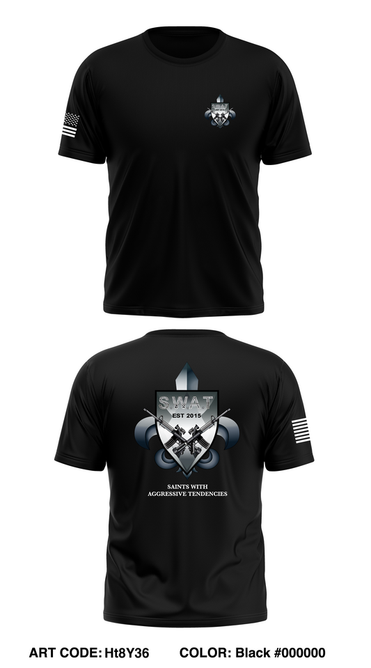 Krewe of SWAT Core Men's SS Performance Tee - Ht8Y36