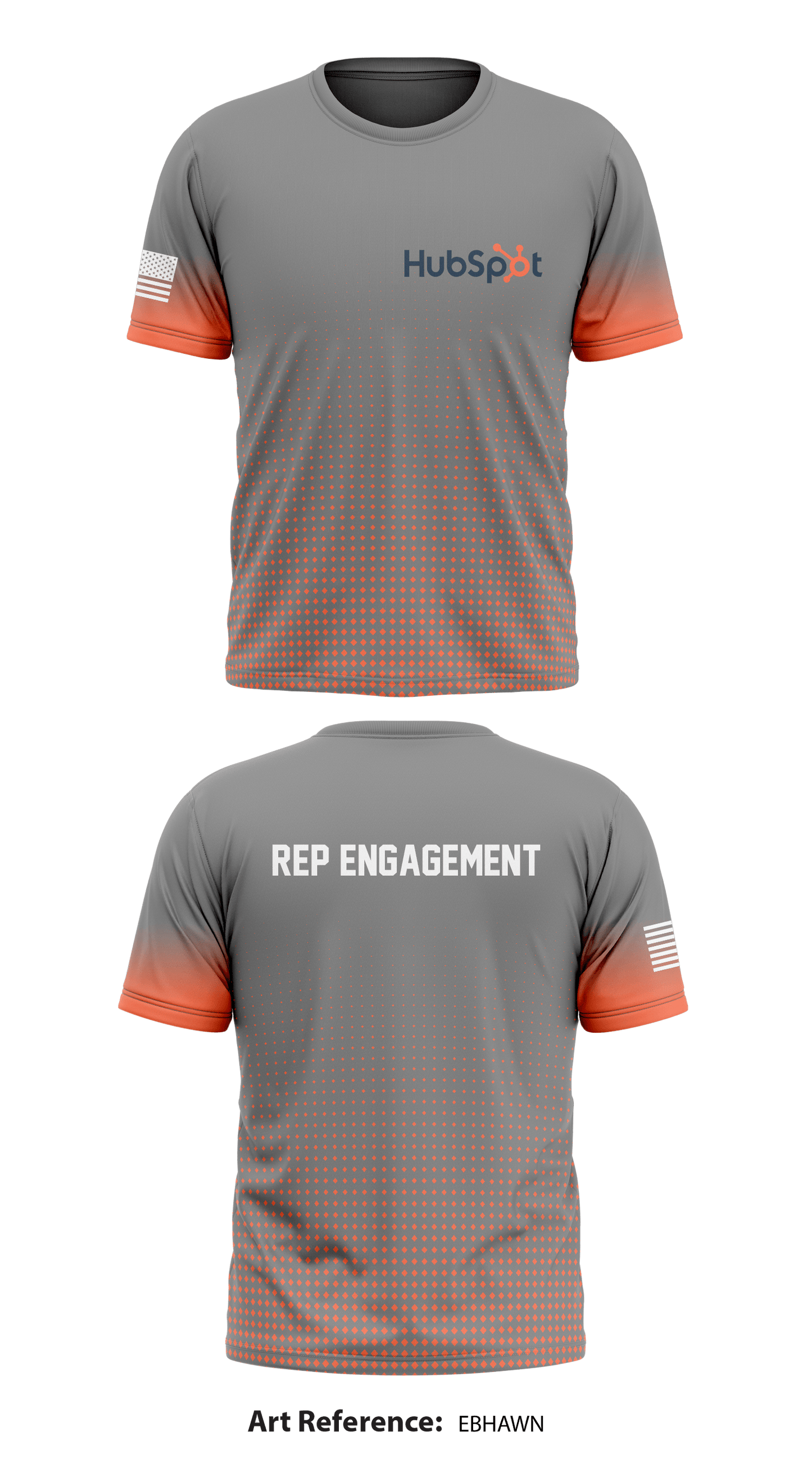 Hubspot Store 1 Core Men's SS Performance Tee - EbHaWn