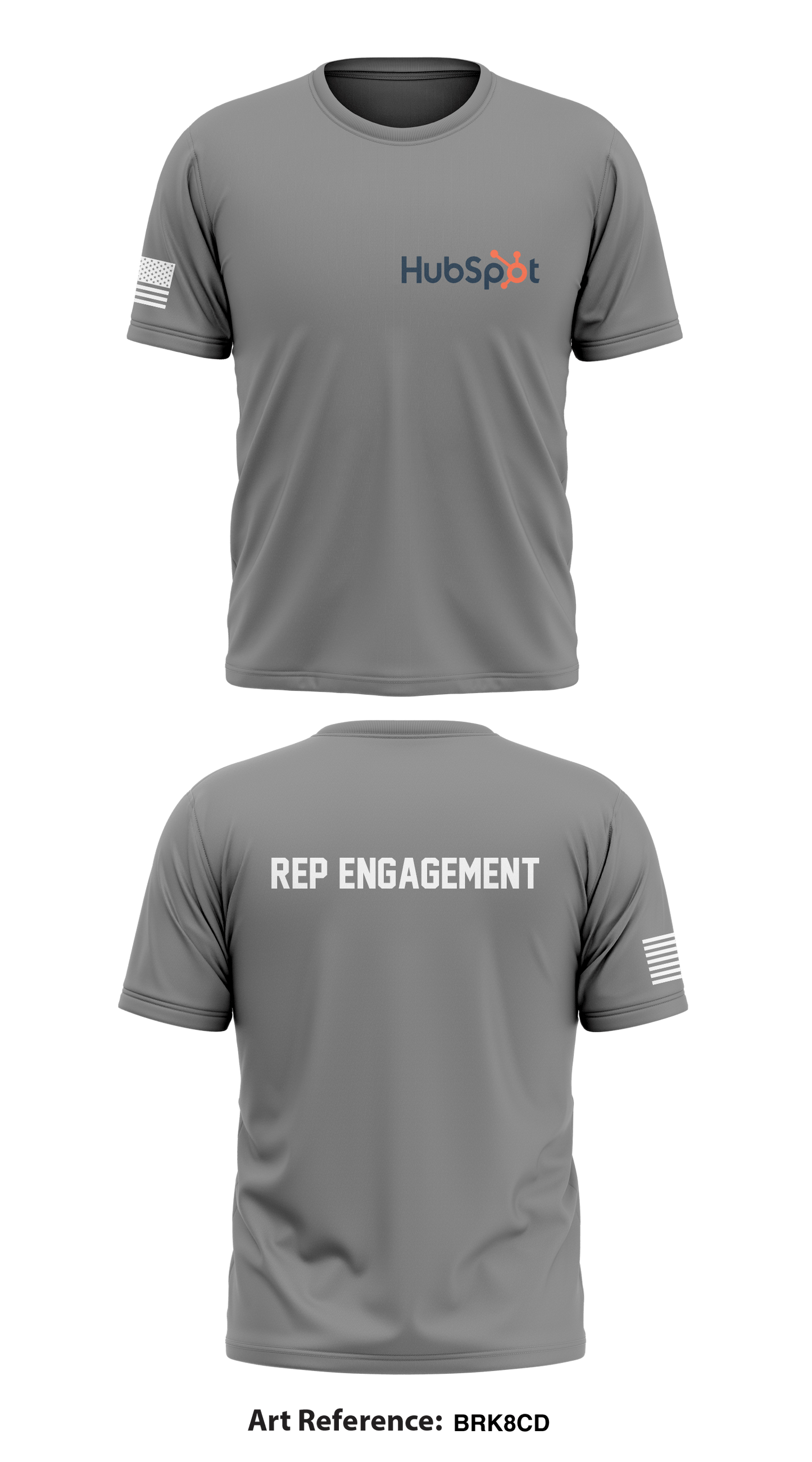 Hubspot Store 1 Core Men's SS Performance Tee - Brk8cd