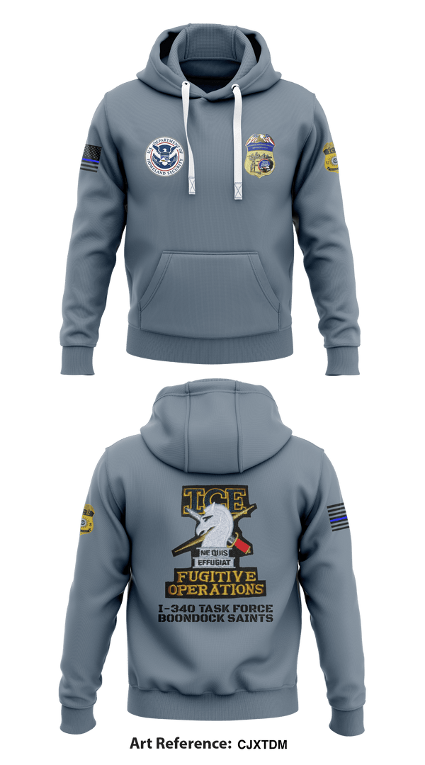 I-34 Task Force Boondock Saints Store 1 Core Men's Hooded Performance ...