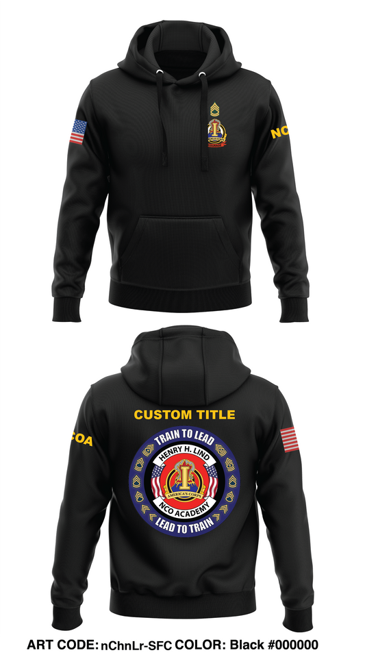 CUSTOM - I CORPS, NCO ACADEMY Store 1  Core Men's Hooded Performance Sweatshirt - nChnLr-SFC