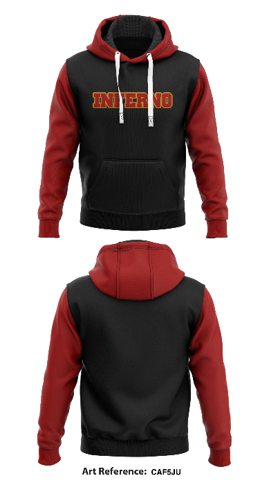 INFERNO Core Men's Hooded Performance Sweatshirt - caf5JU