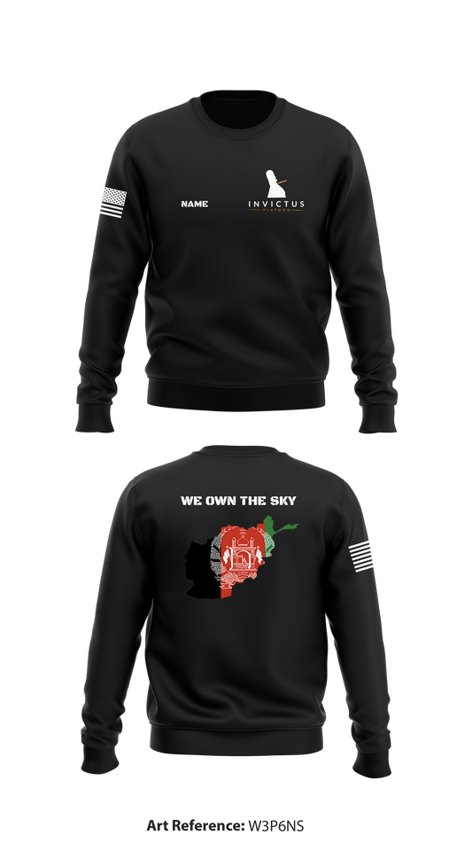 INVICTUS Platoon, Bravo Battery, 2d Battalion, 44th ADA Regiment Store 1 Core Men's Crewneck Performance Sweatshirt - W3P6nS