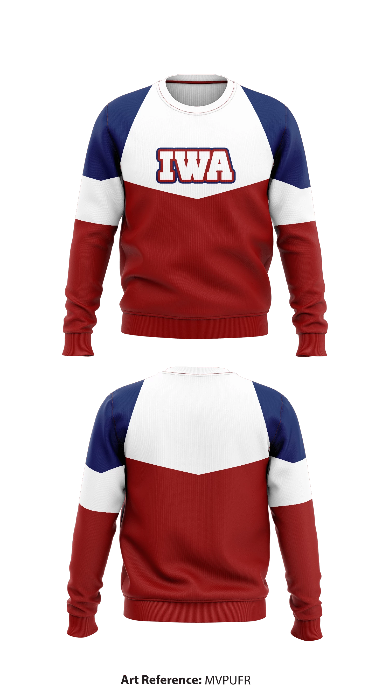IWA Core Men's Crewneck Performance Sweatshirt - Mvpufr