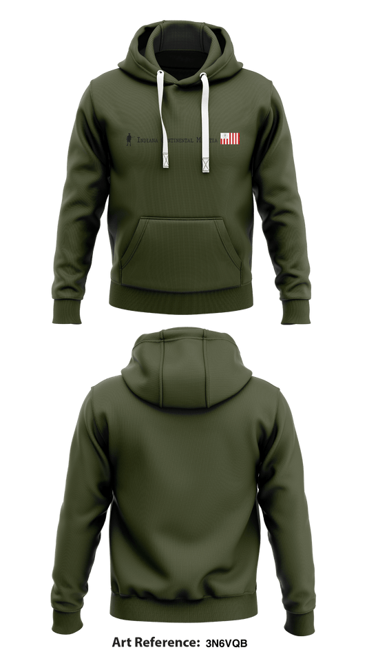 INDIANA CONTINENTAL MILITIA Store 1  Core Men's Hooded Performance Sweatshirt - 3N6vqB